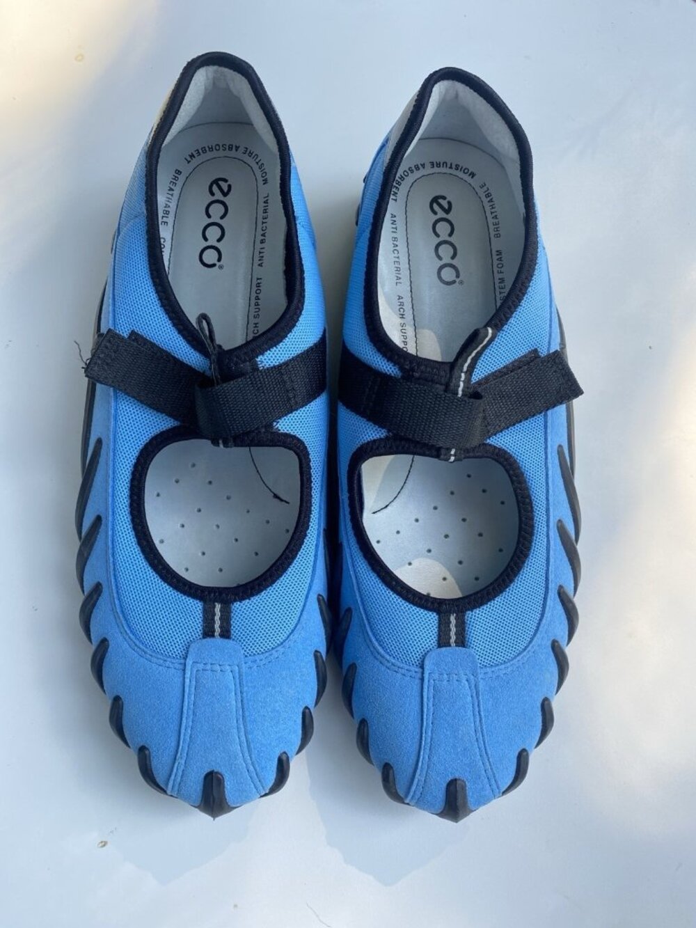 Ecco Casual Super cross Shoes Sky Blue Size 42